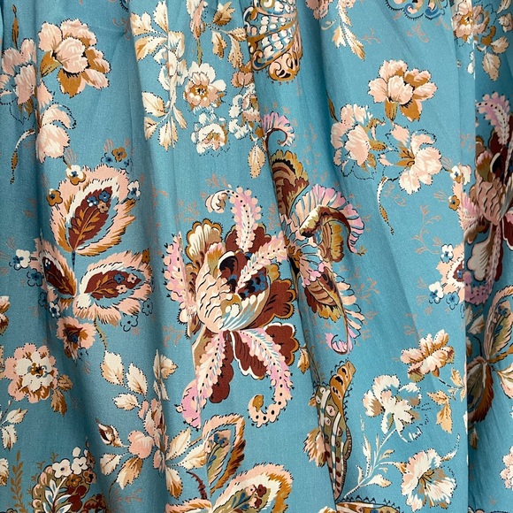 Elie Tahari Dream Garden Maxi Skirt Romantic Datenight Vintage size Xl - Picture 2 of 4